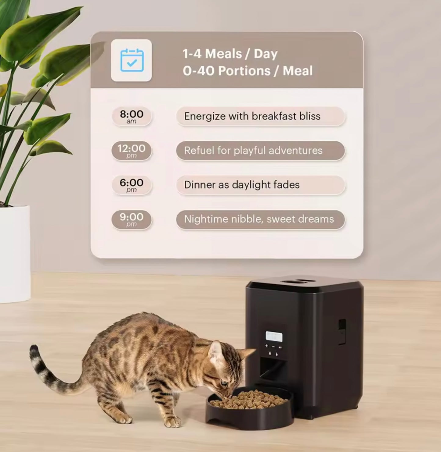ThePawsnTails™ Smart Automatic Pet Feeder With Timed Quantitative