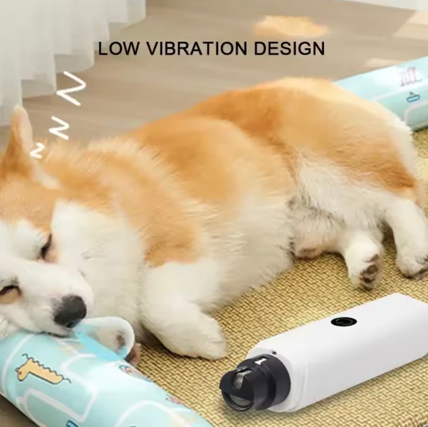 ThePawsnTails™ Stress-Free Pet Nail Grinder with LED Light