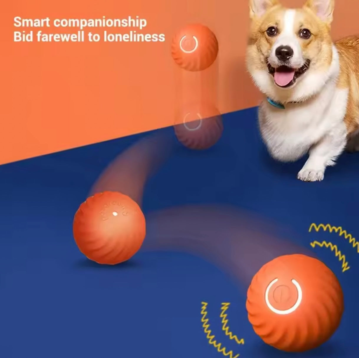 ThePawsnTails™ Smart Interactive Pet Toy Ball