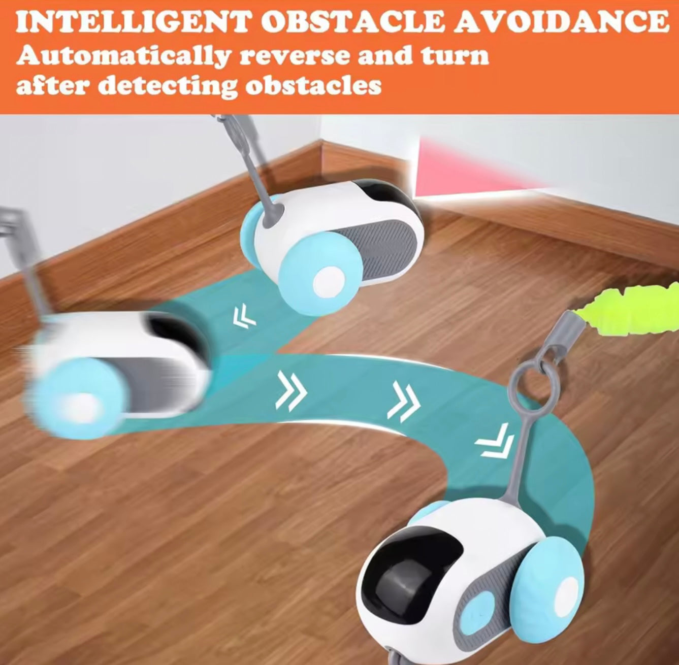ThePawsnTails™ Smart Automatic Pet Car Toy