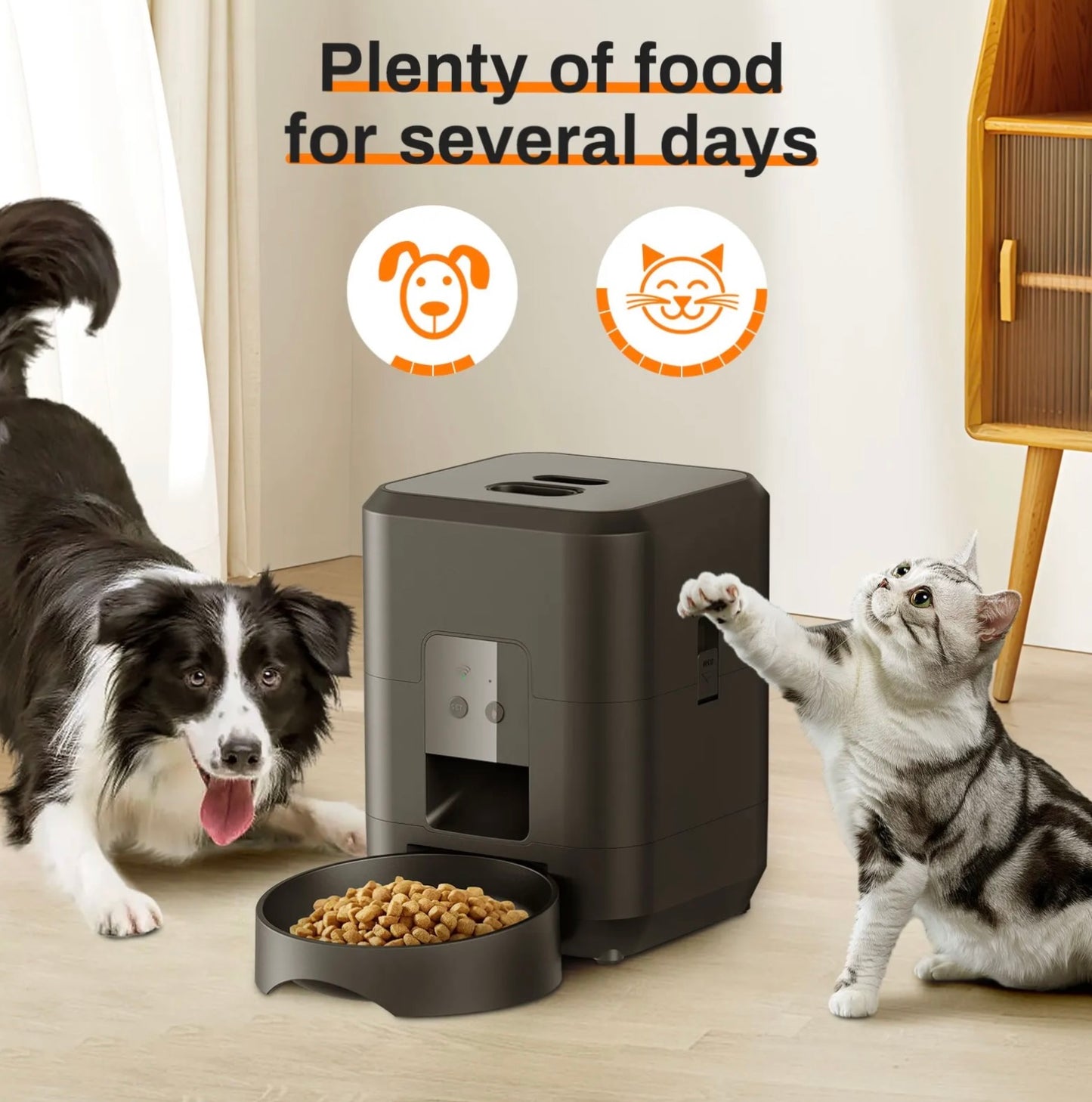 ThePawsnTails™ Smart Automatic Pet Feeder With Timed Quantitative